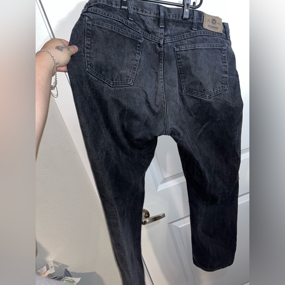 Vintage Mens Wrangler Jeans 90s Faded Medium Wash Denim Jeans - Sizing 40w-32l - Picture 2 of 11